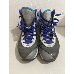 Nike LeBron 8 V2 Size 11.5 Summit - Lake Hornets - Grey Blue - USED